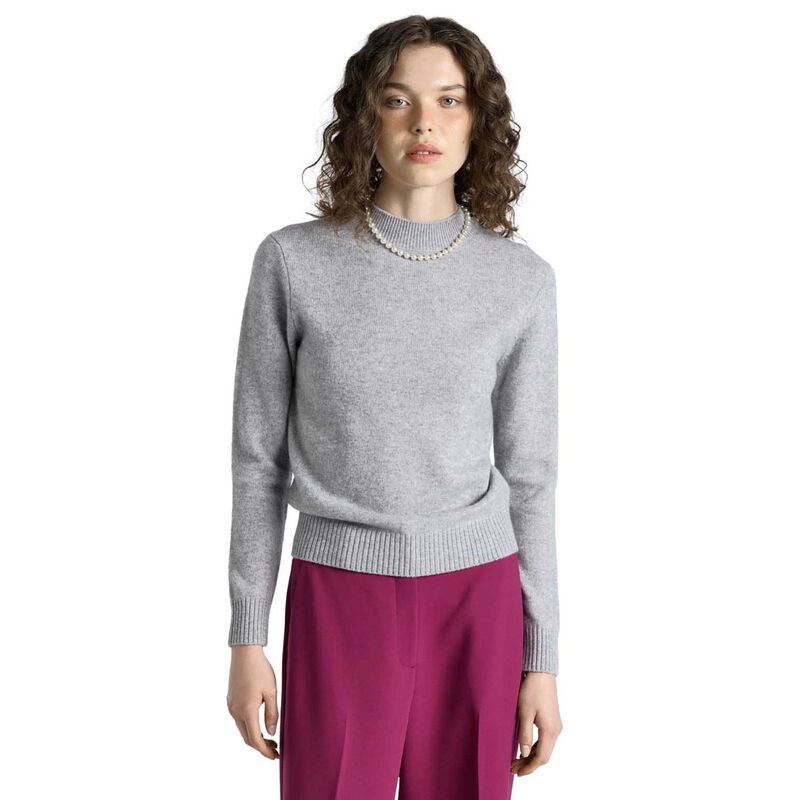 Cue Merino Cashmere Blend Mock Neck Knit image number 8